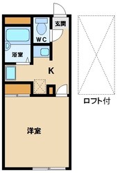 レオパレス菊　１２４３２の物件間取画像